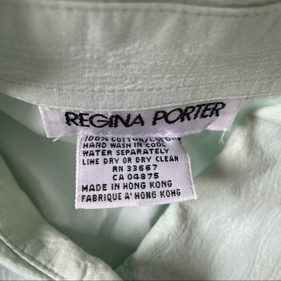 Vintage 1990s Regina Porter Button Down Southwest Embroidered Boho Mint 1X GUC - Picture 9 of 16